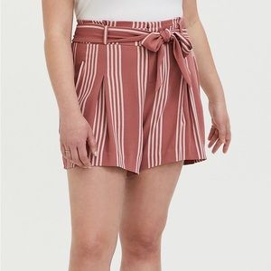 Torrid | rose stripe shorts | NWT | size 22